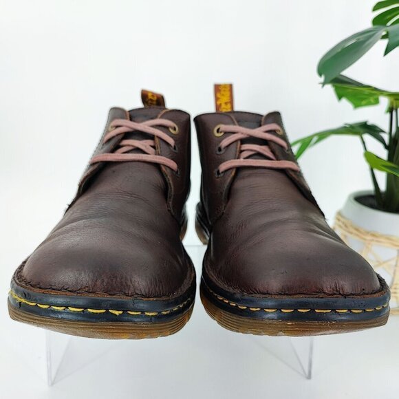 Dr. Martens Men\'s Sussex 3 Hole Brown Leather Chukka Boots Size 12 main image 8